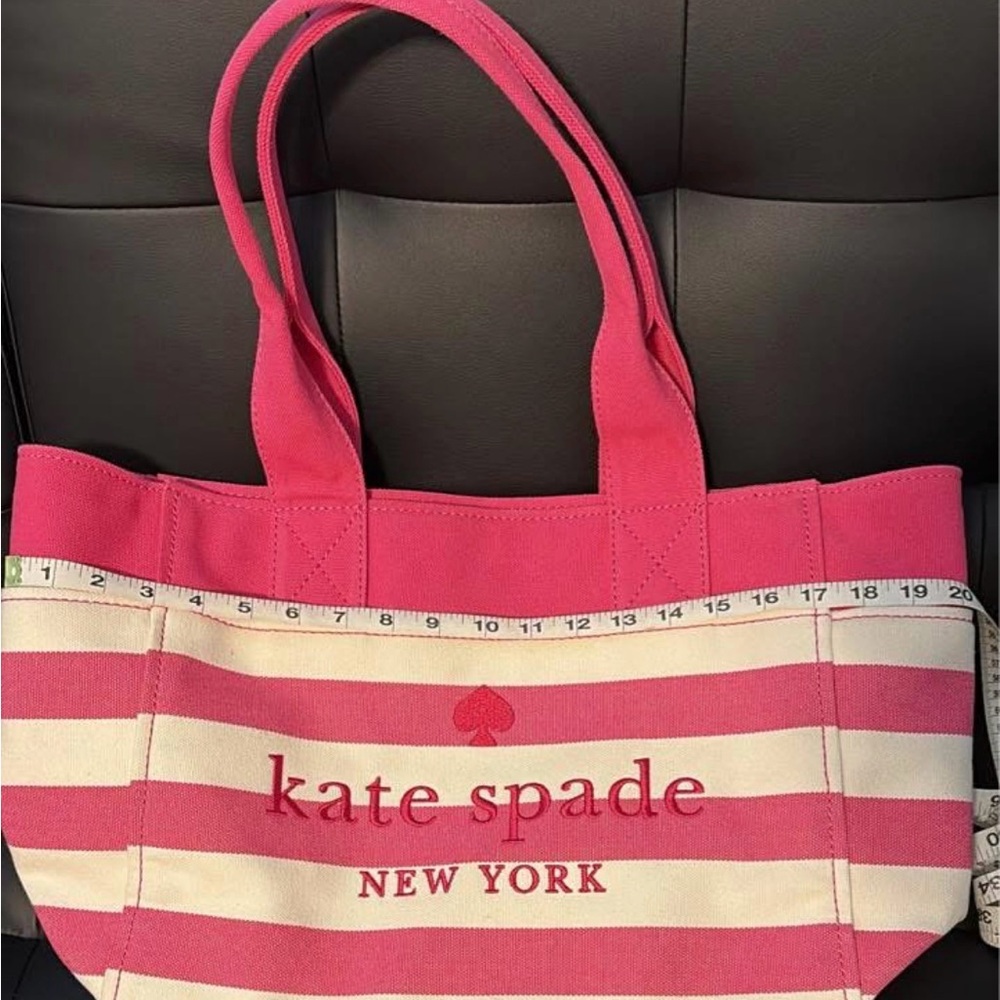 Kate Spade Vibrant Pink and Cream Tote